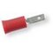 Isolierter Verbinder 2,8x0,5 mm rot